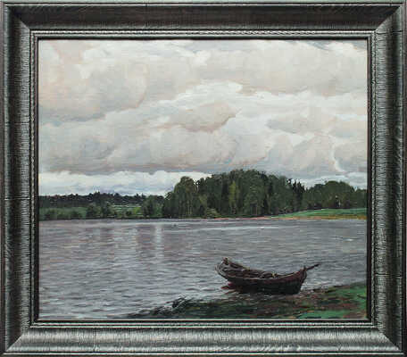 Федорович Владимир Николаевич. Пейзаж с лодкой